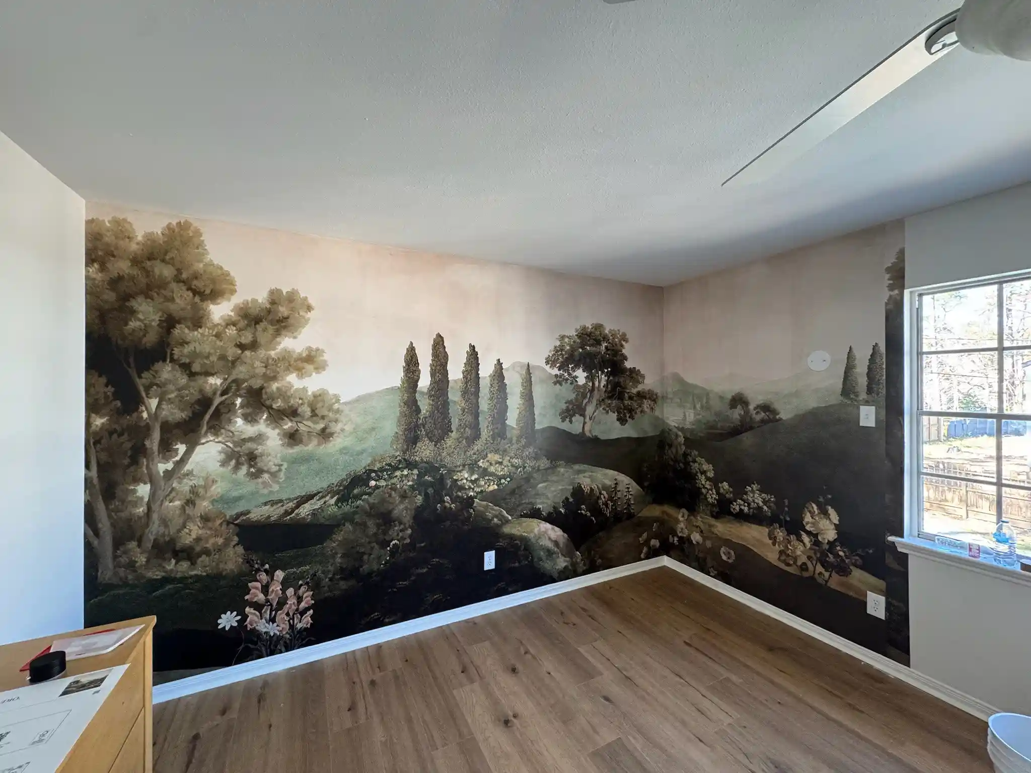 Wallpaper project completed in Centreville