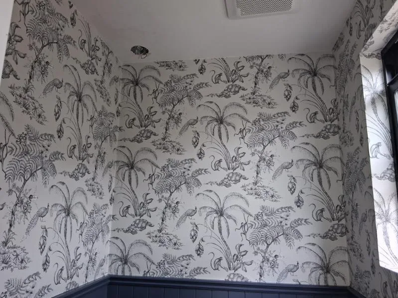 Commercial wallpaper installation service in Navy Yard, Washington, DC